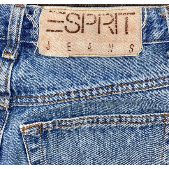 Vintage ESPRIT 90s blue jeans High Waist size 9 RN#46077 MADE IN MEXICO - Picture 5 of 14